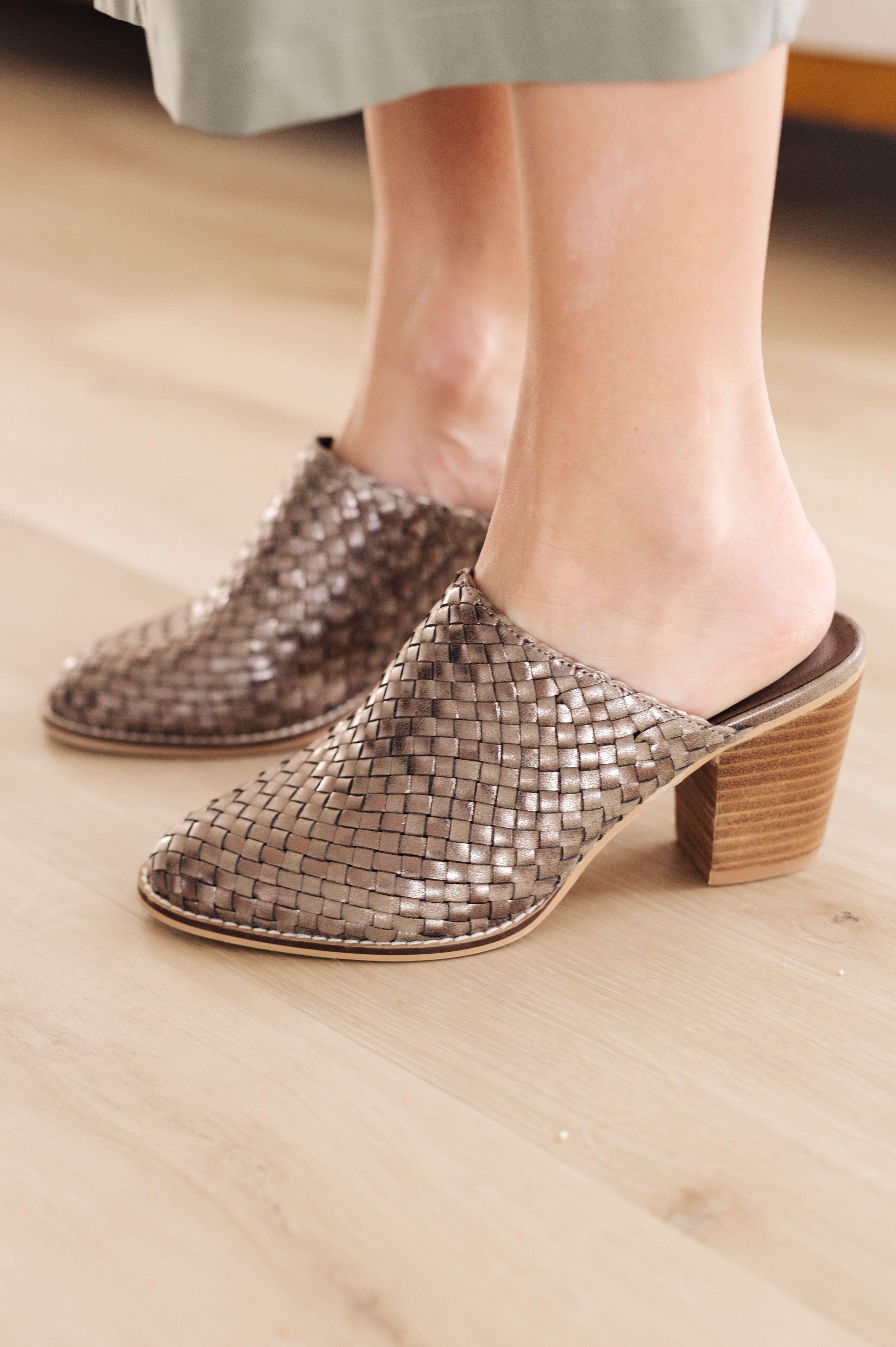Walk With Me Woven Mules - SwagglyLife Home & Fashion