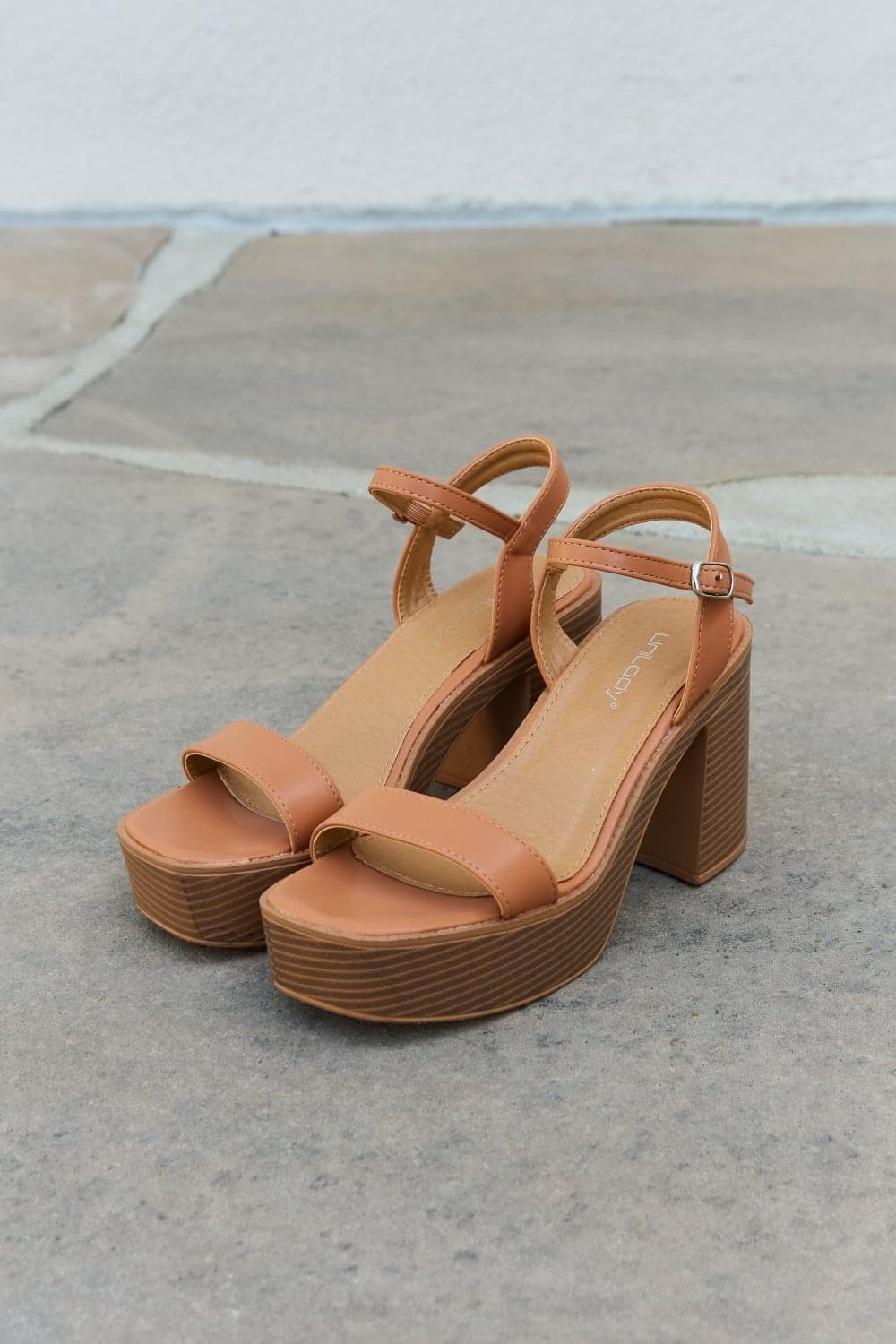 Weeboo Feel It Platform Heel Sandals - SwagglyLife Home & Fashion