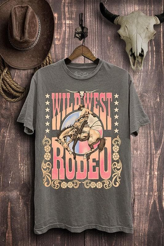 Wild West Rodeo Graphic Top - SwagglyLife Home & Fashion