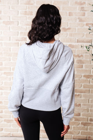 Working Up A Sweat Hooded Pullover in Grey - SwagglyLife Home & Fashion