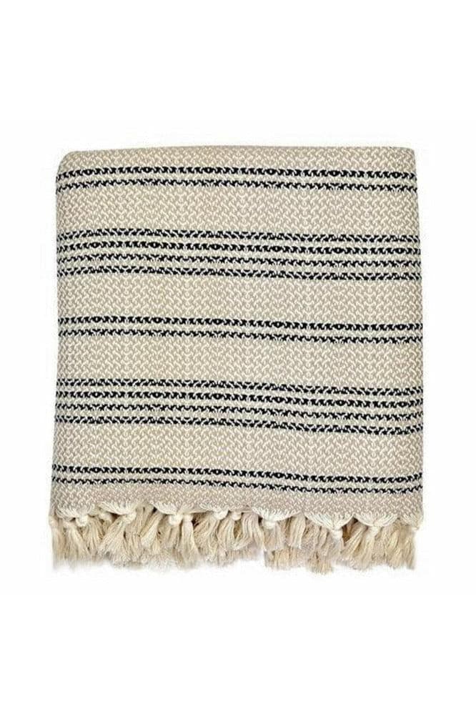 Woven Stripe Turkish Throw - SwagglyLife Home & Fashion