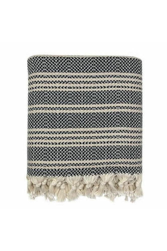 Woven Stripe Turkish Throw - SwagglyLife Home & Fashion