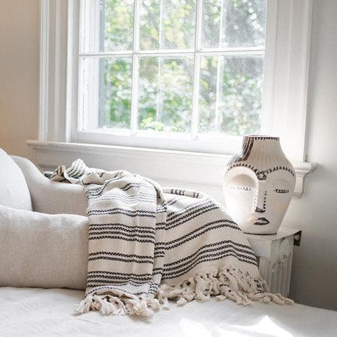 Woven Stripe Turkish Throw - SwagglyLife Home & Fashion