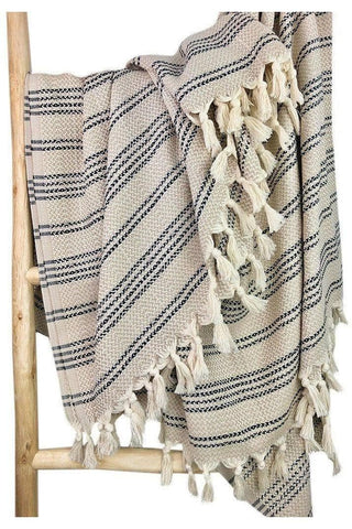 Woven Stripe Turkish Throw - SwagglyLife Home & Fashion