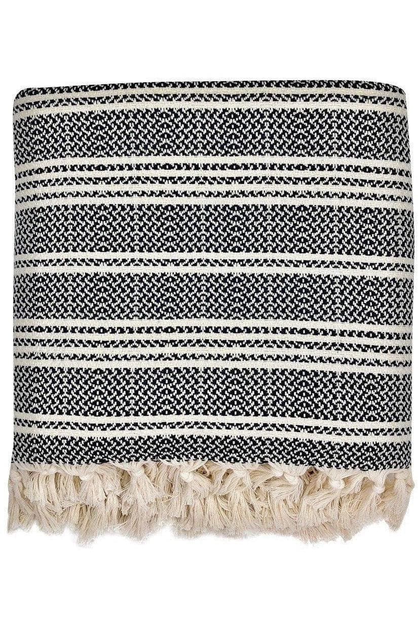 Woven Stripe Turkish Throw - SwagglyLife Home & Fashion