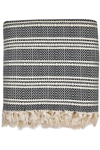 Woven Stripe Turkish Throw - SwagglyLife Home & Fashion