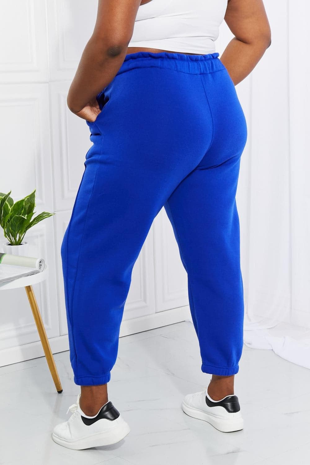 Zenana Full Size Can't Stop Me Paperbag Waist Joggers - SwagglyLife Home & Fashion