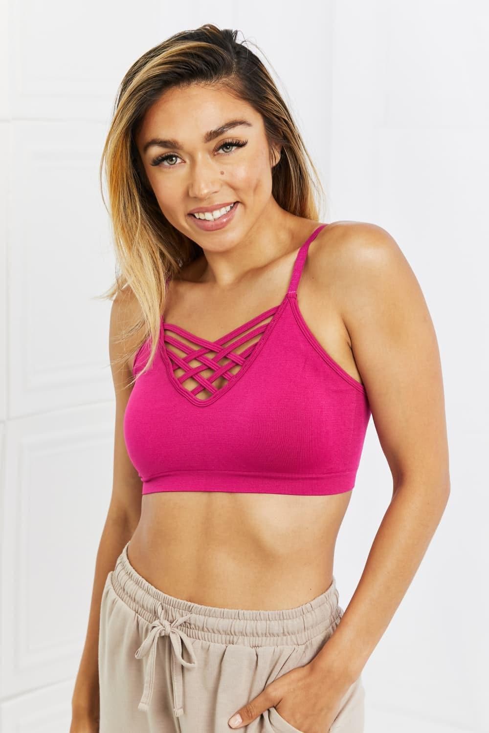 Zenana On The Go Full Size Detail Bralette - SwagglyLife Home & Fashion