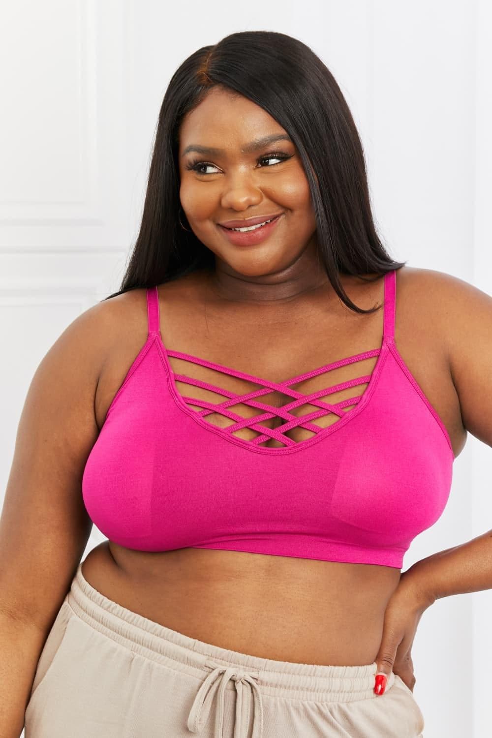 Zenana On The Go Full Size Detail Bralette - SwagglyLife Home & Fashion