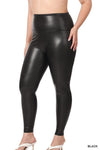 ZENANA Plus High Rise Faux Leather Leggings - SwagglyLife Home & Fashion