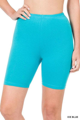 ZENANA Premium Cotton Biker Shorts, Multiple Colors - SwagglyLife Home & Fashion