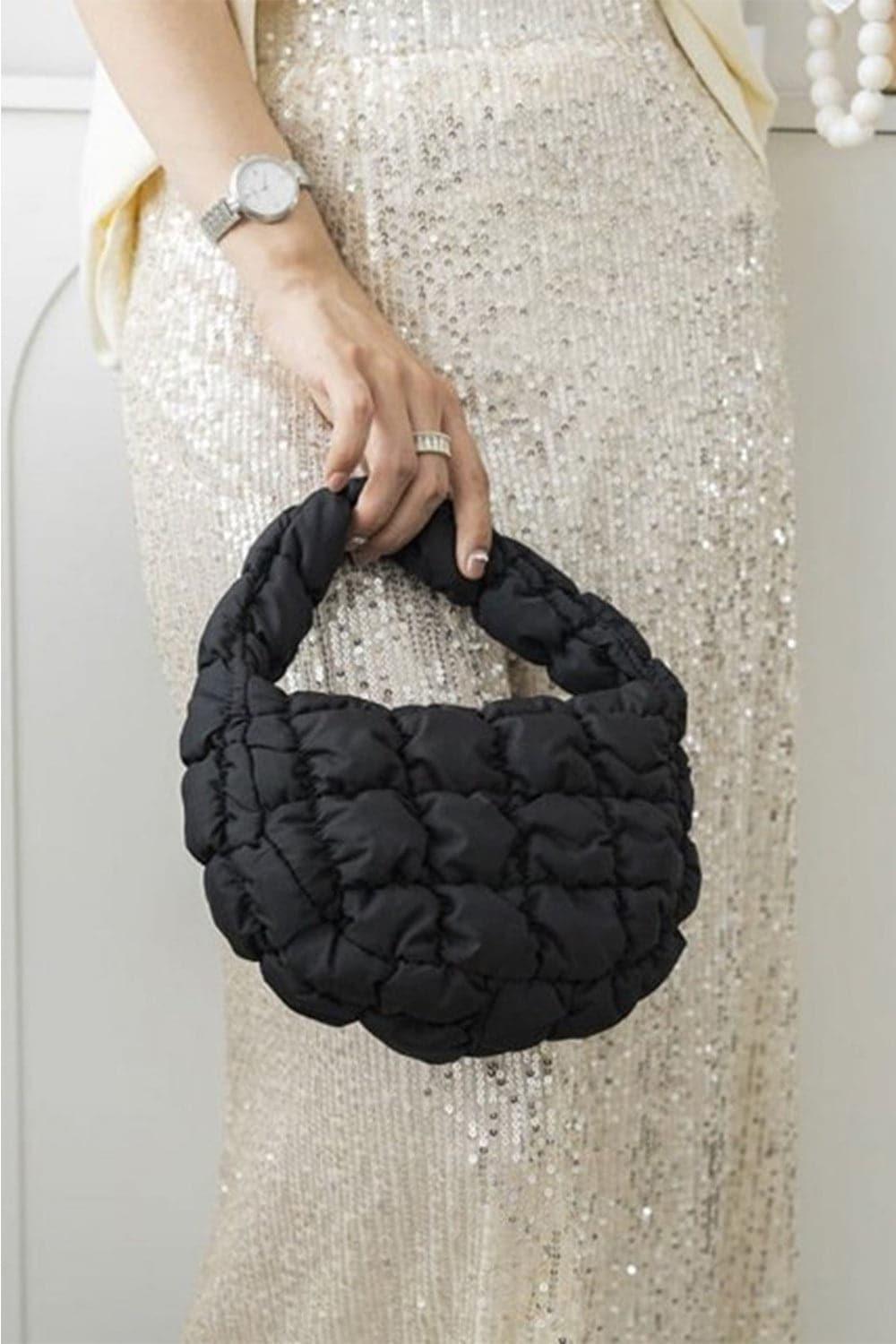 Zenana Quilted Micro Puffy Handbag - SwagglyLife Home & Fashion