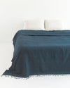 3 Panel Solid Cotton Blanket - SwagglyLife Home & Fashion