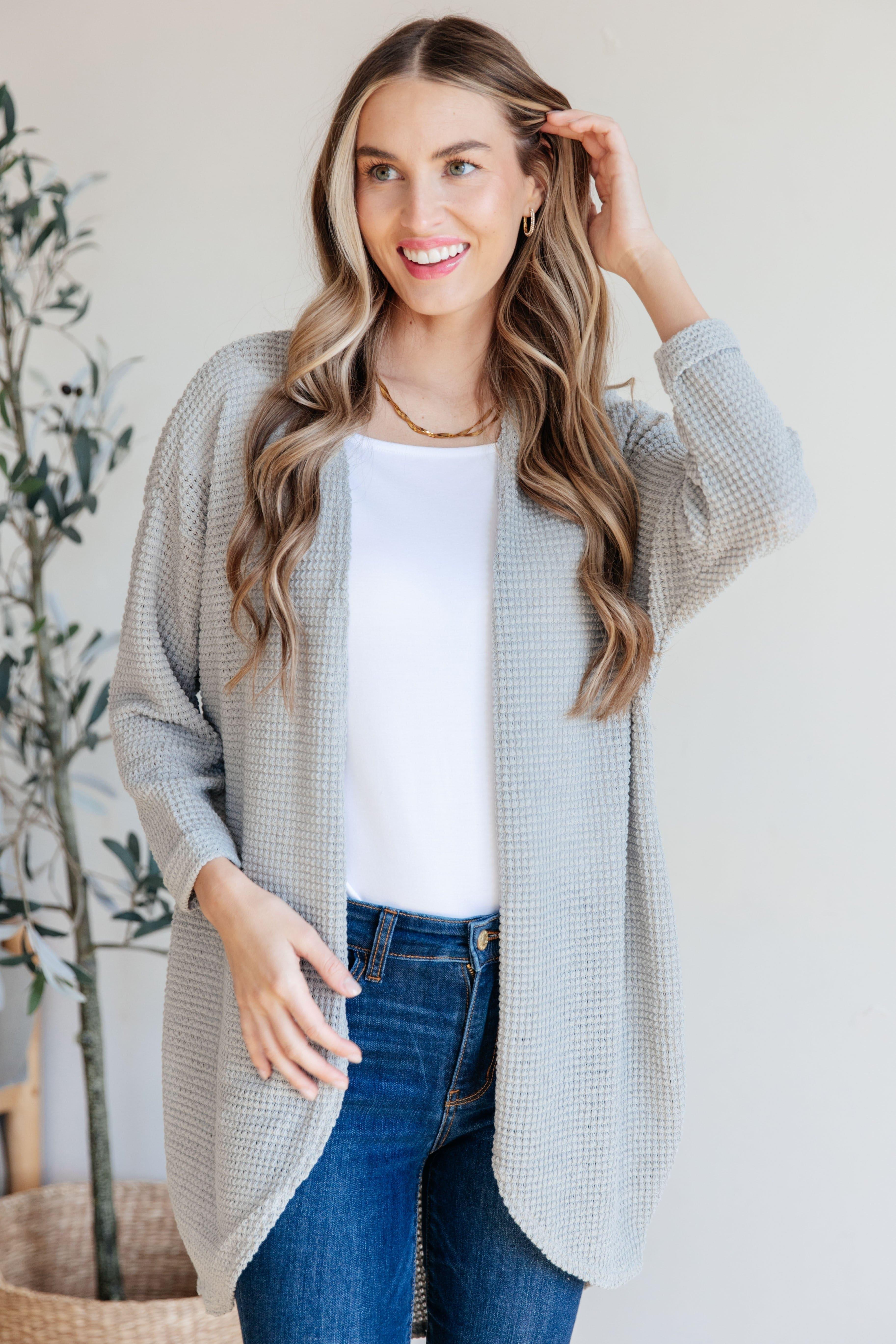 A Dream and My Drop Shoulder Cardigan - SwagglyLife Home & Fashion