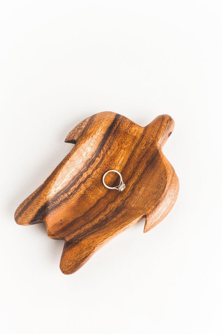 Acacia Wood Turtle Dish - SwagglyLife Home & Fashion