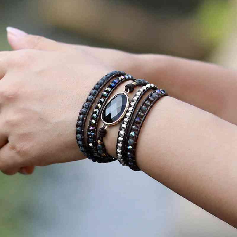 Agate Beaded Bracelet - SwagglyLife Home & Fashion