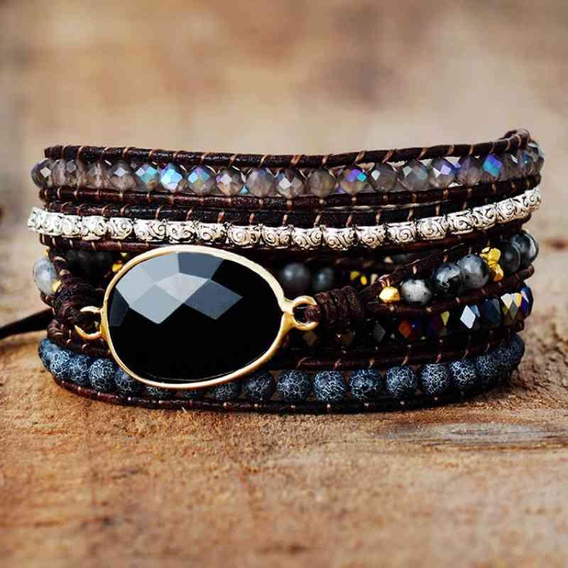 Agate Beaded Bracelet - SwagglyLife Home & Fashion