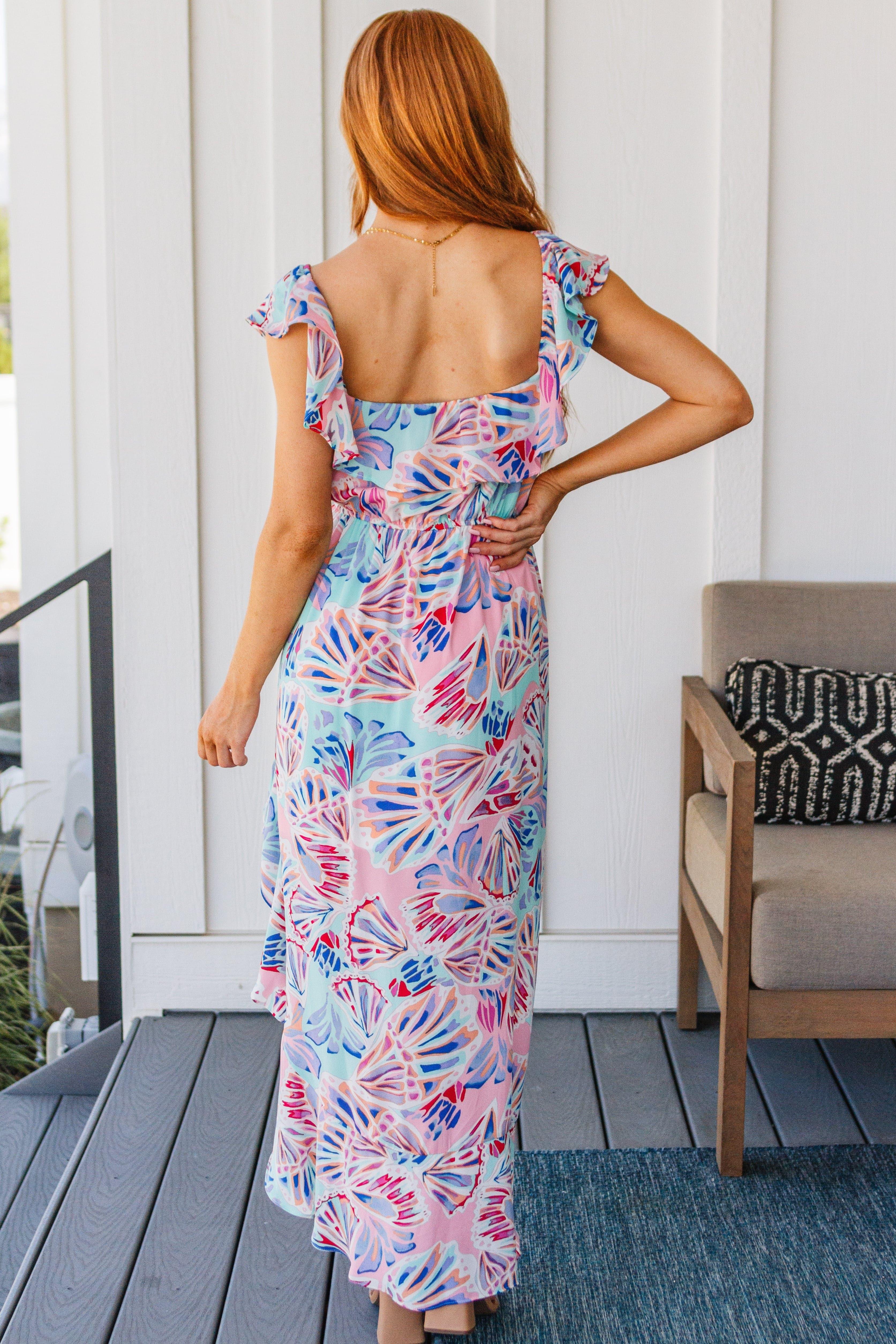 She Sells Sea Shells Maxi Dress - SwagglyLife Home & Fashion