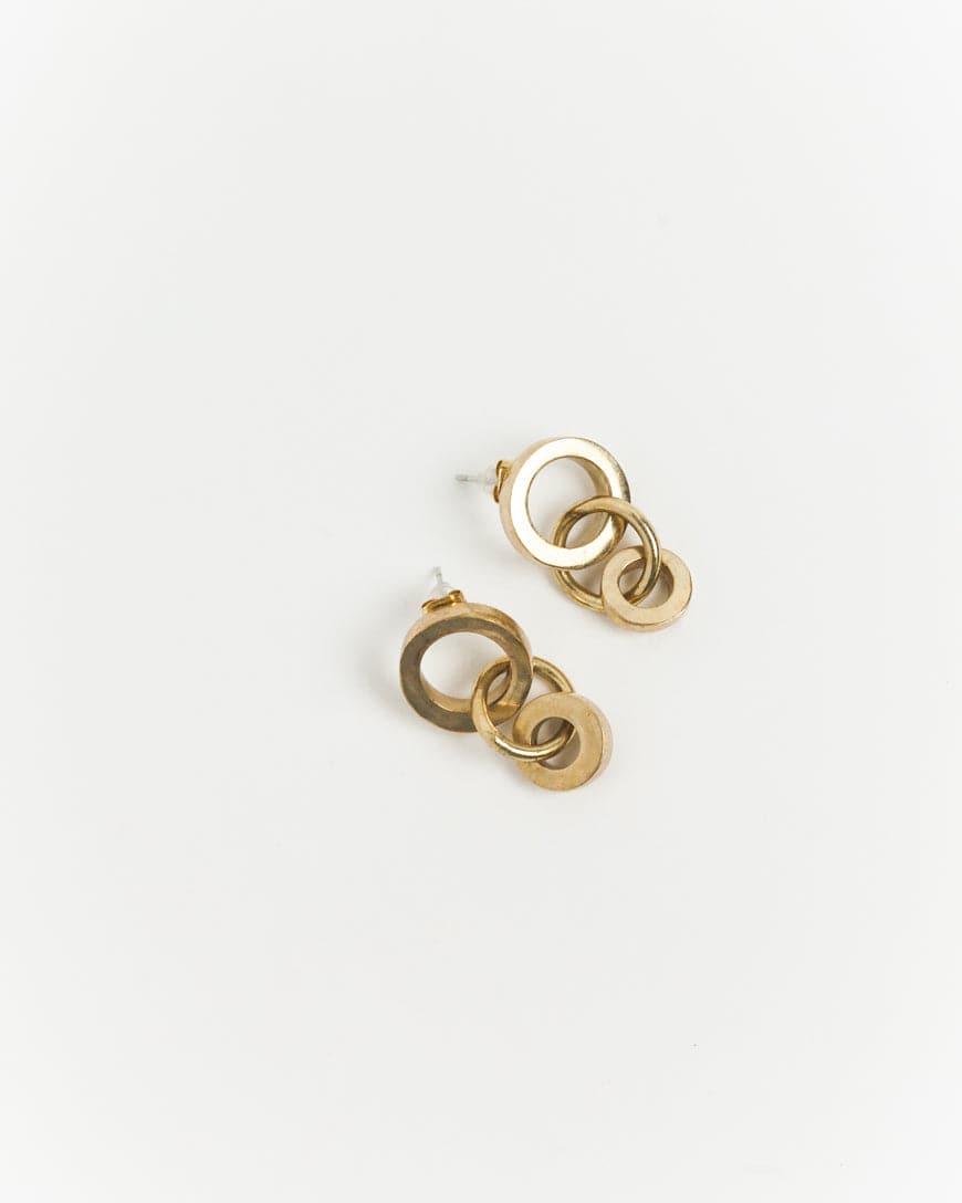 Artisan Link Brass Earrings - SwagglyLife Home & Fashion