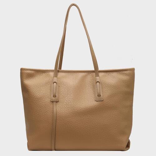 Avril PU Leather Tote Bag - SwagglyLife Home & Fashion