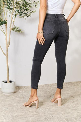 BAYEAS Cropped Skinny Jeans - SwagglyLife Home & Fashion