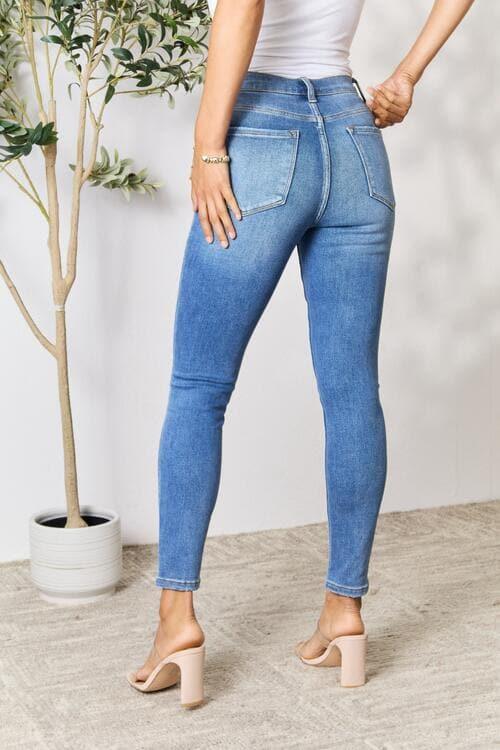 BAYEAS Skinny Cropped Jeans - SwagglyLife Home & Fashion