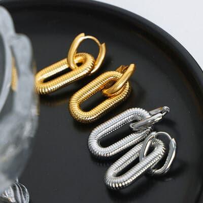 Blaire Titanium steel Dangle Earrings - SwagglyLife Home & Fashion