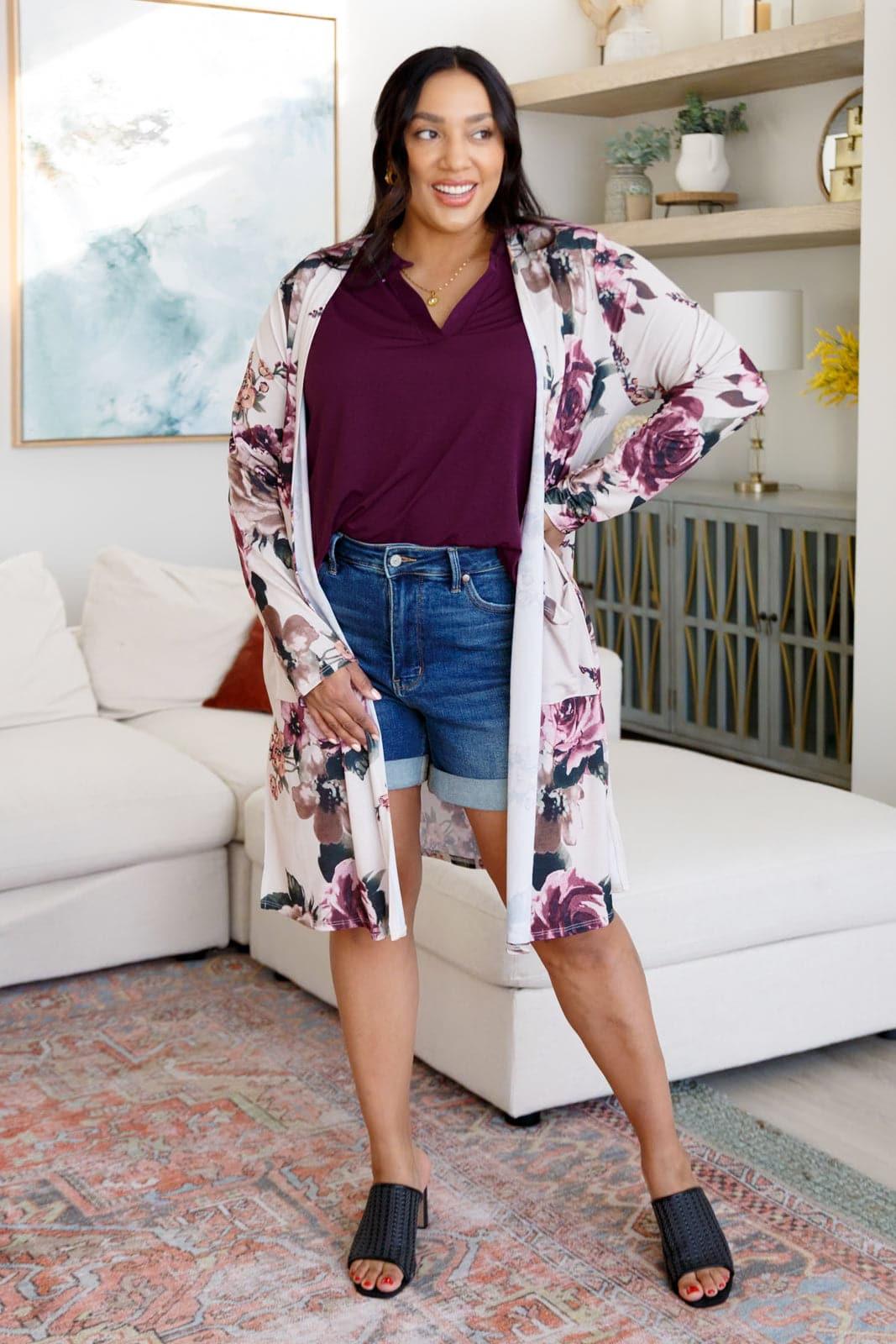 Blooming With Happiness Cardigan - SwagglyLife Home & Fashion