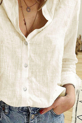 Button Up Long Sleeve Shirt - SwagglyLife Home & Fashion