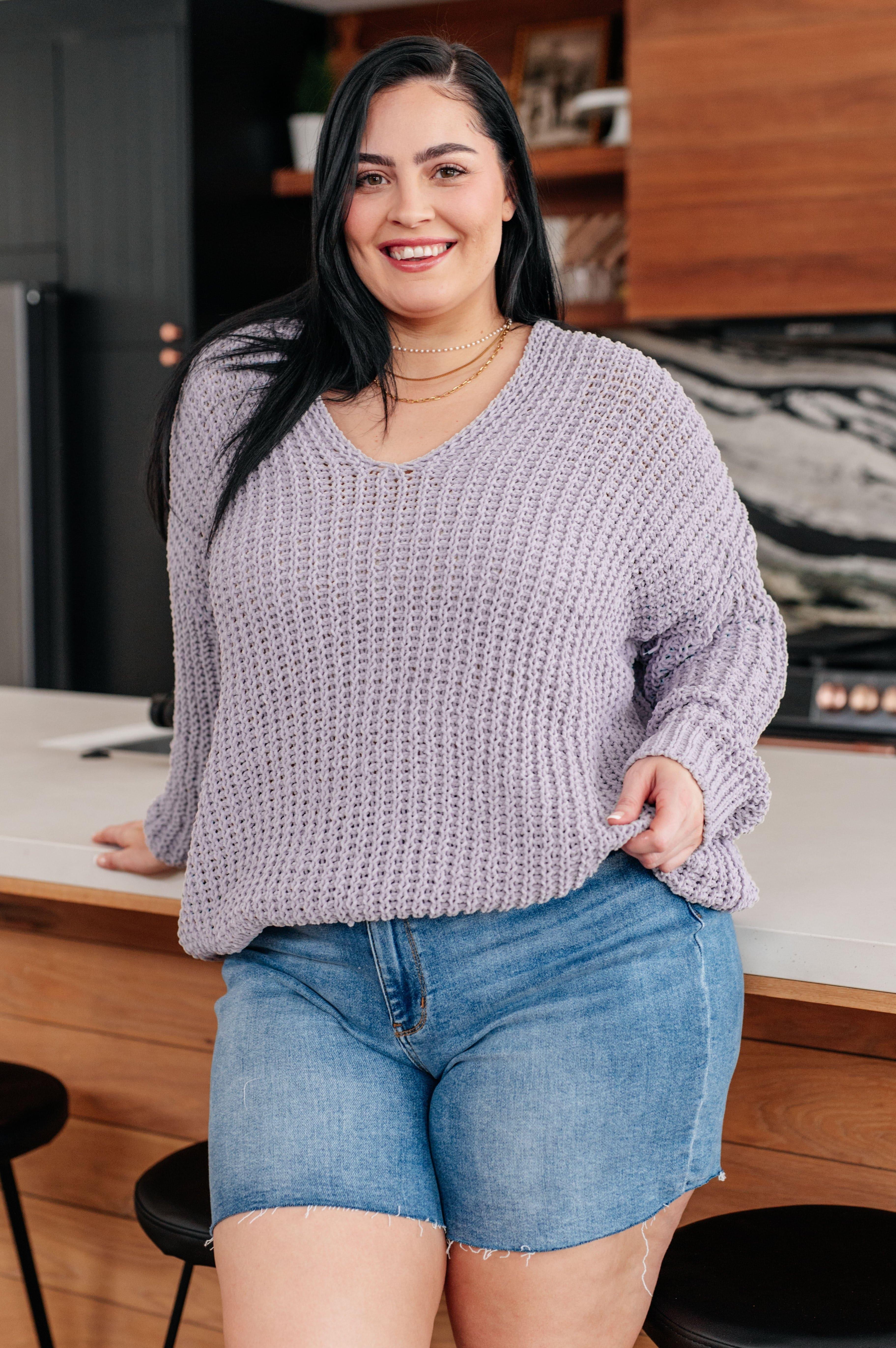 Captured My Interest Chunky V-Neck Sweater - SwagglyLife Home & Fashion