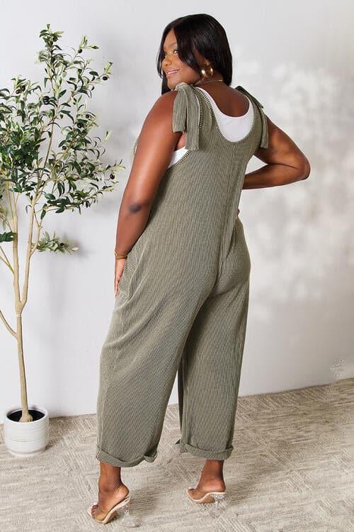 Celeste Full Size Straight Overall with Pockets - SwagglyLife Home & Fashion