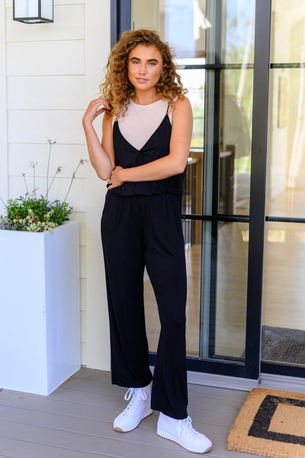 Completely Justified Jumpsuit in Black - SwagglyLife Home & Fashion