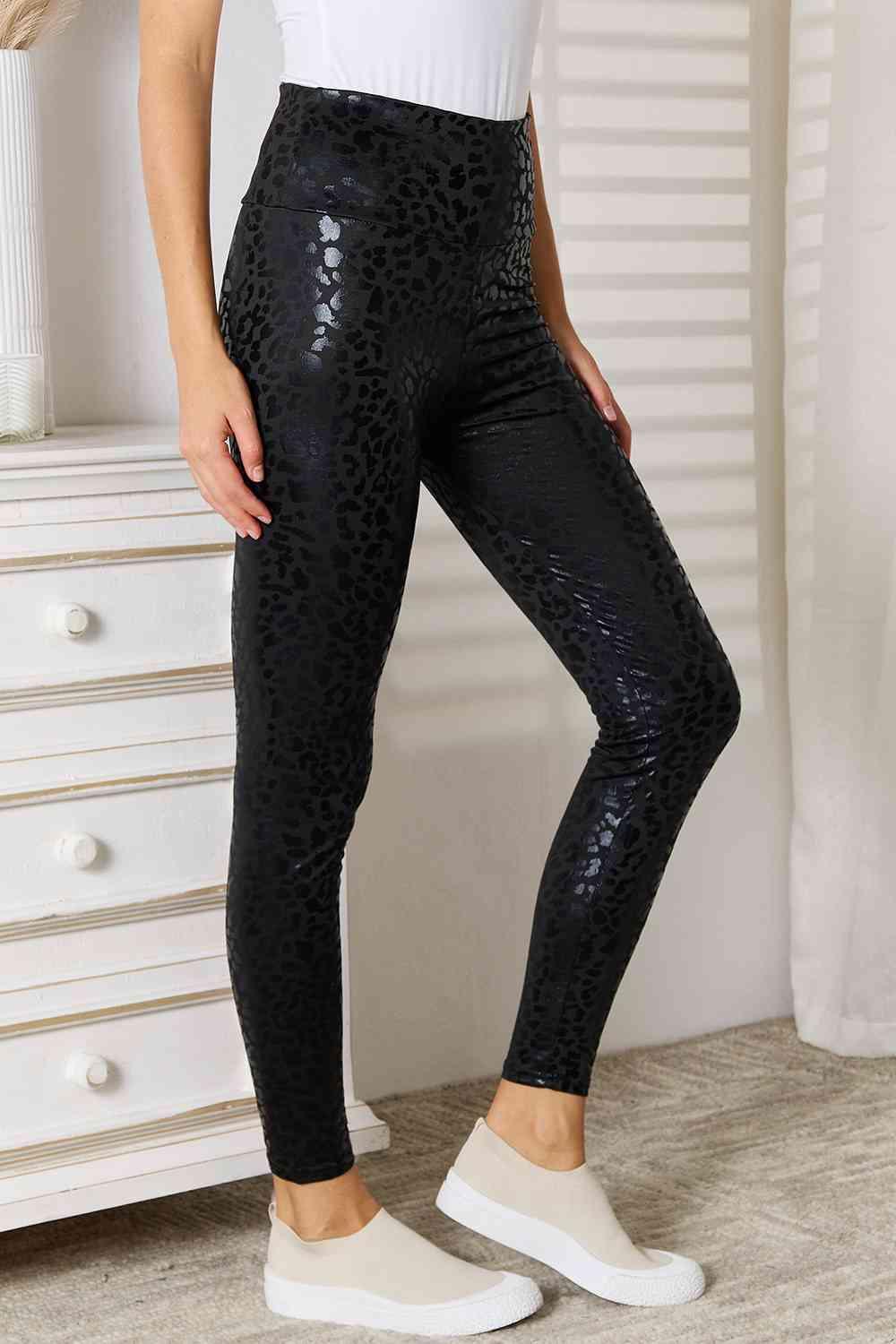 Double Take High Waist Leggings - SwagglyLife Home & Fashion