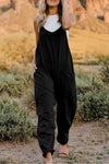 Double Take V-Neck Sleeveless Jumpsuit with Pocket, Multiple Colors - SwagglyLife Home & Fashion