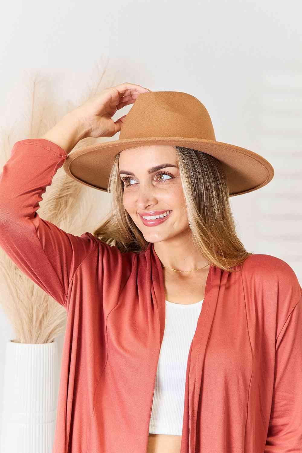 Fame Flat Brim Fedora Fashion Hat - SwagglyLife Home & Fashion