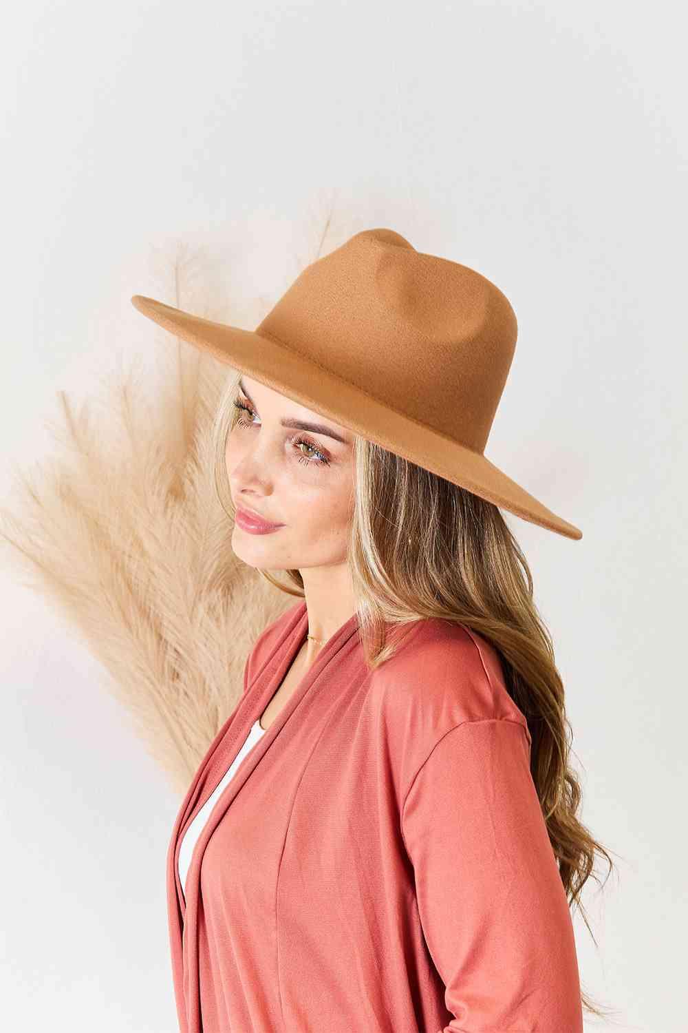 Fame Flat Brim Fedora Fashion Hat - SwagglyLife Home & Fashion