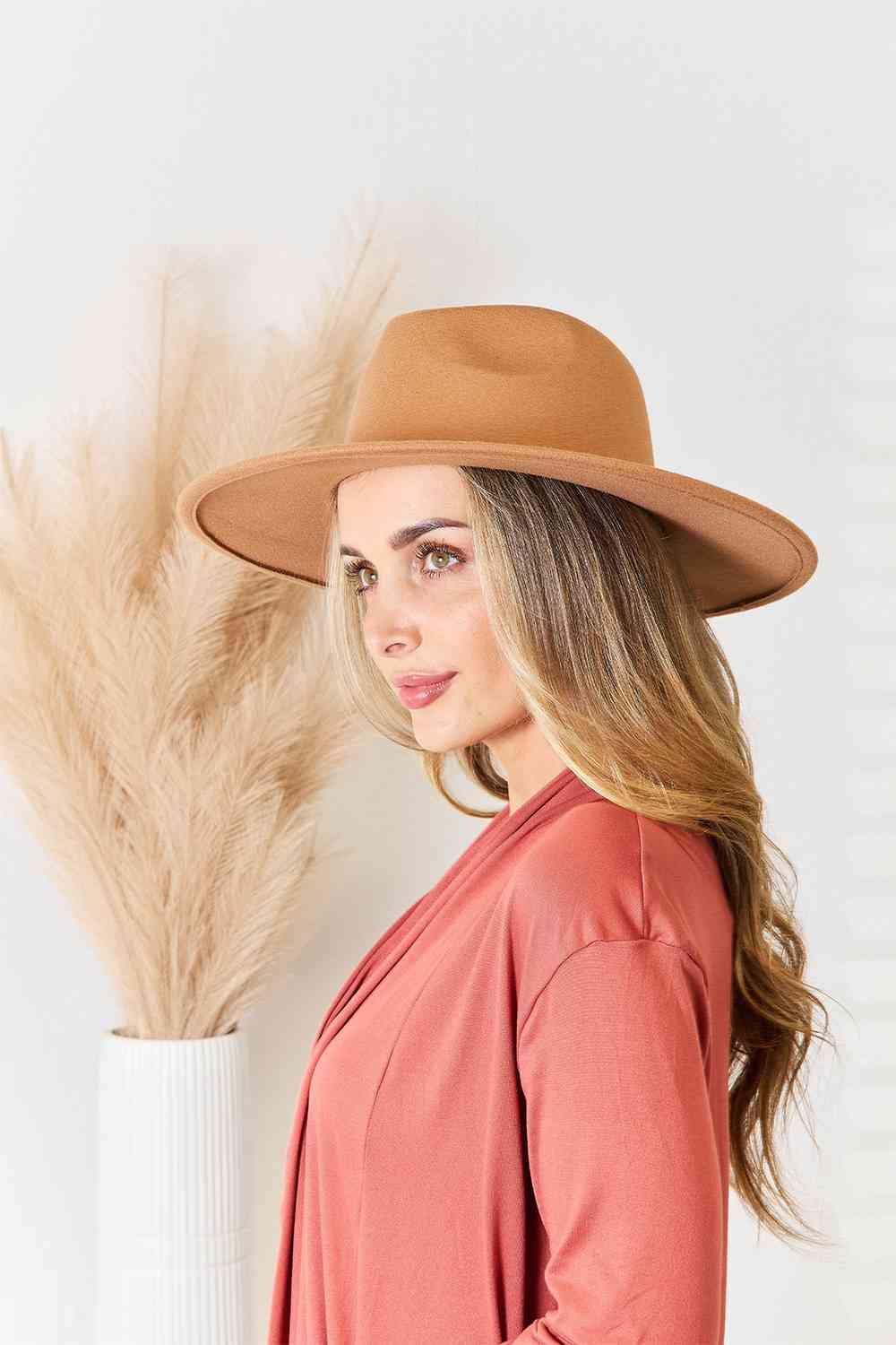 Fame Flat Brim Fedora Fashion Hat - SwagglyLife Home & Fashion