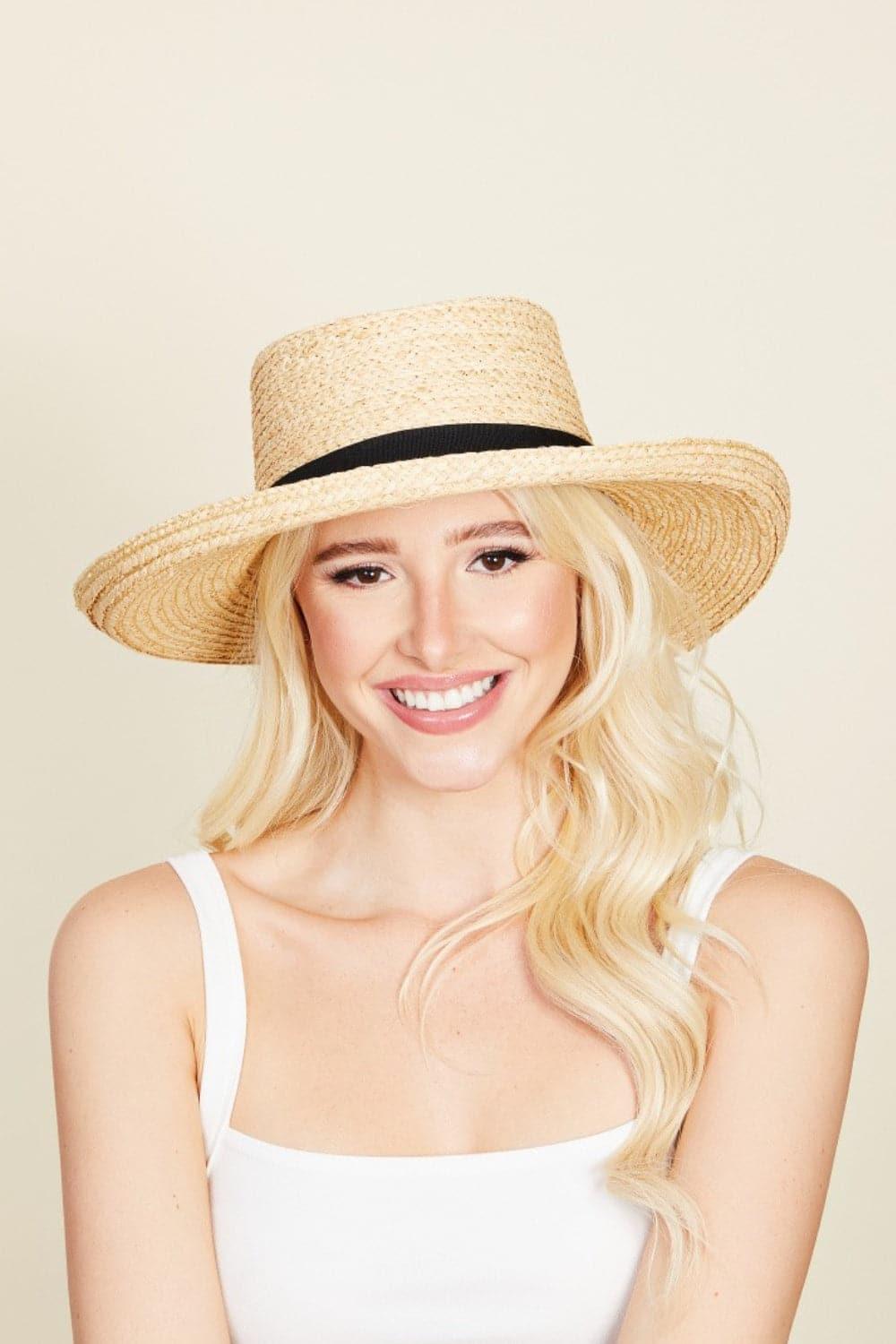 Fame Wide Brim Straw Weave Hat - SwagglyLife Home & Fashion