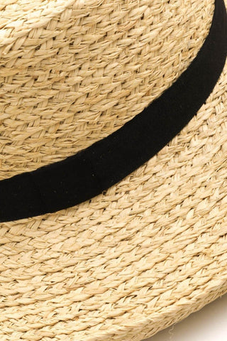 Fame Wide Brim Straw Weave Hat - SwagglyLife Home & Fashion