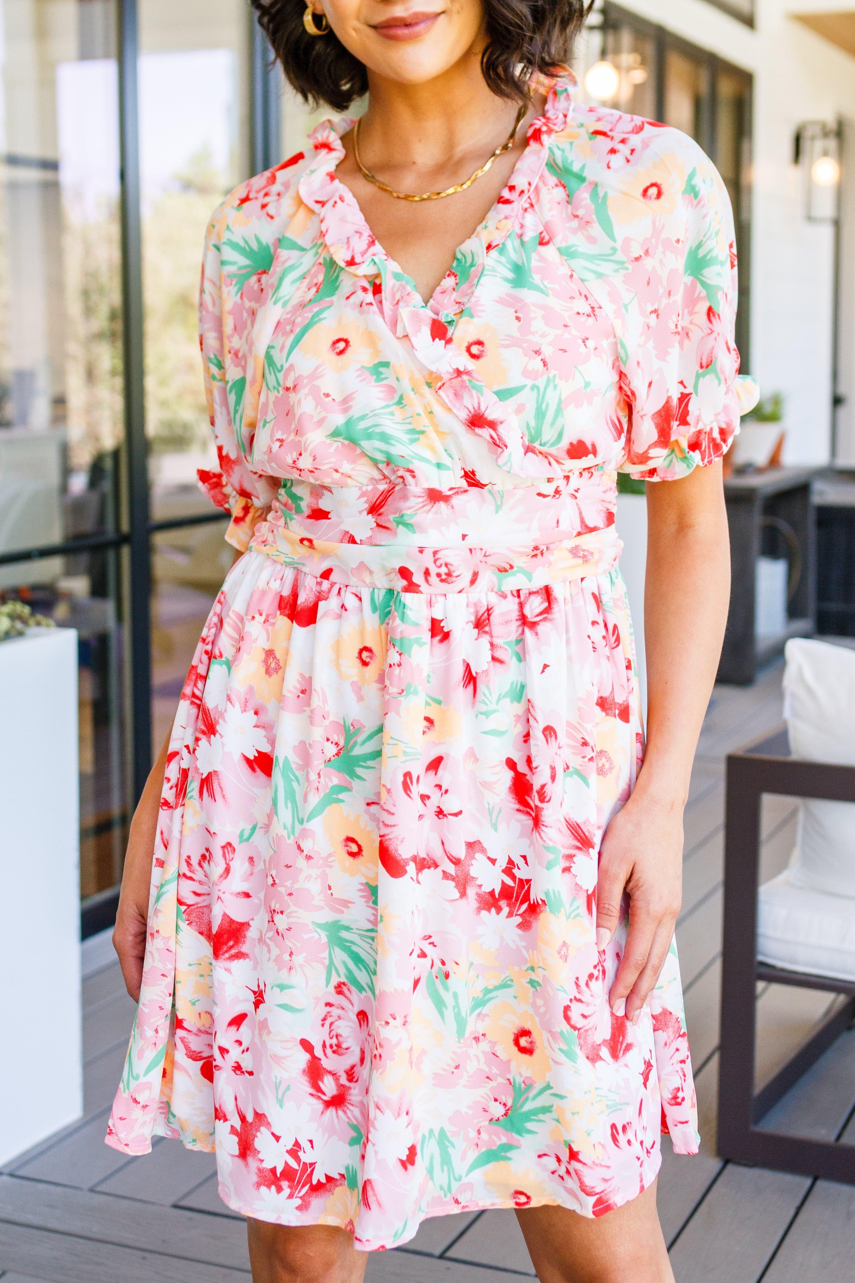 Fancy Free Floral Dress - SwagglyLife Home & Fashion