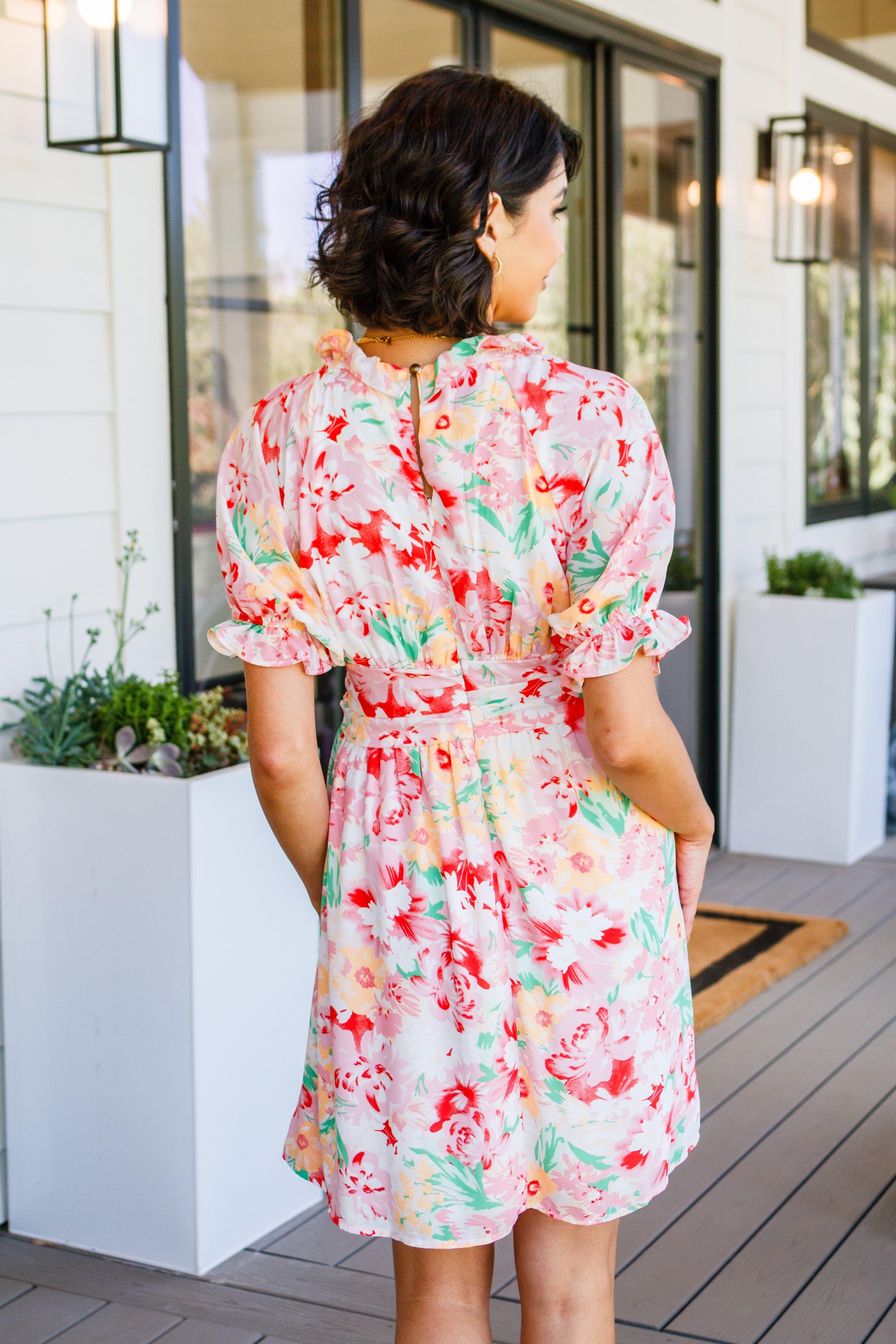 Fancy Free Floral Dress - SwagglyLife Home & Fashion