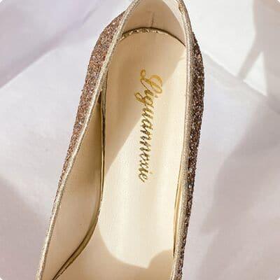 Glittered Stiletto Heel Pumps - SwagglyLife Home & Fashion