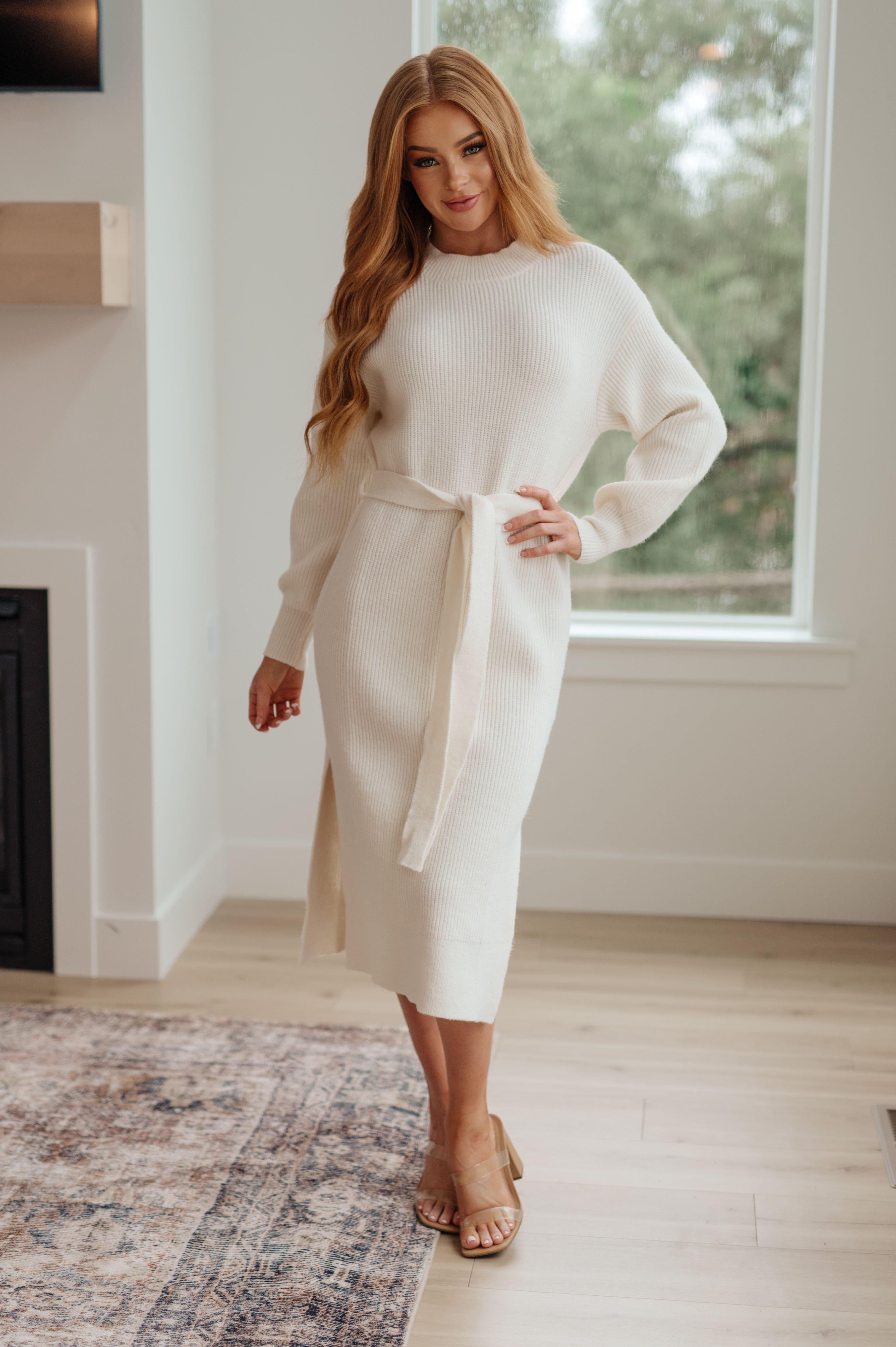 Hello Darling Sweater Dress - SwagglyLife Home & Fashion
