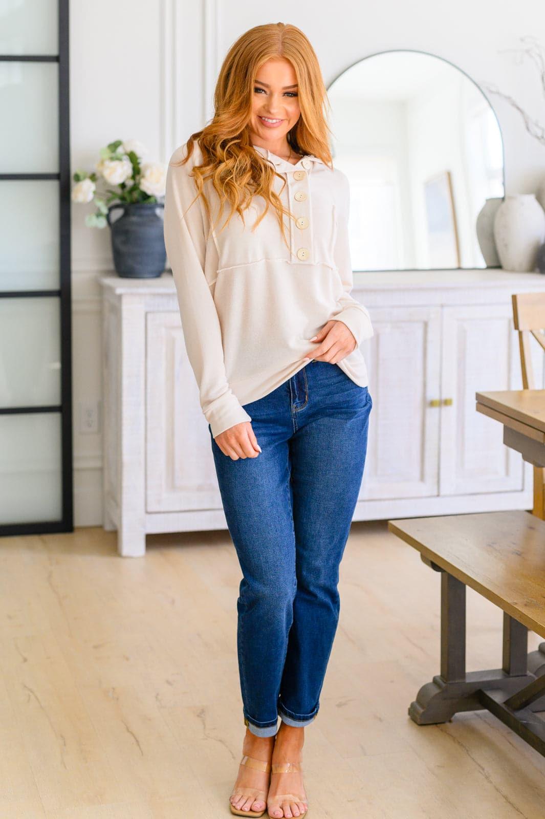 Downtown High Rise Boyfriend Jeans - SwagglyLife Home & Fashion