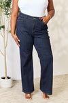 Judy Blue Full Size High Waist Wide Leg Jeans - SwagglyLife Home & Fashion