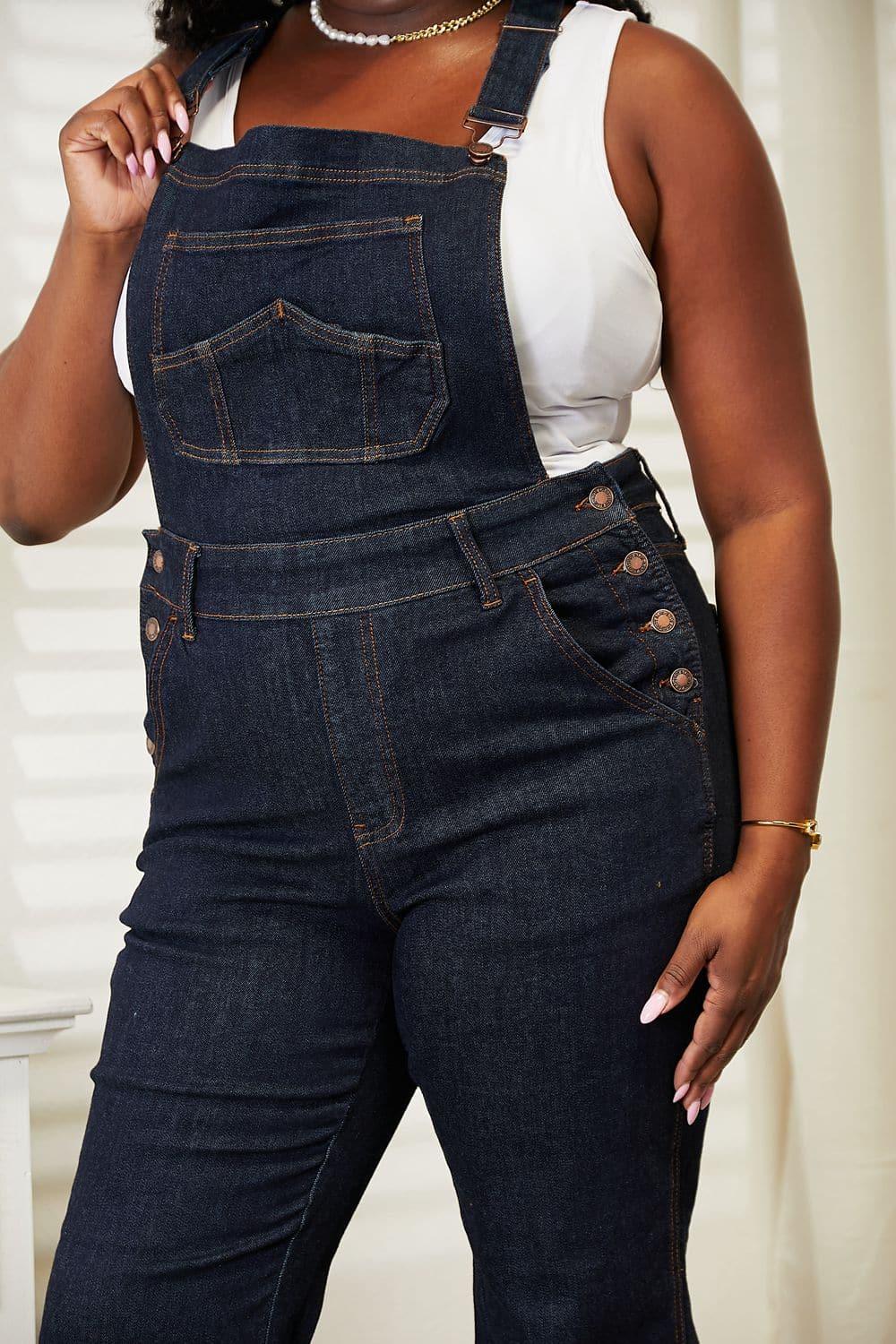 Judy Blue High Waist Classic Denim Overalls - SwagglyLife Home & Fashion
