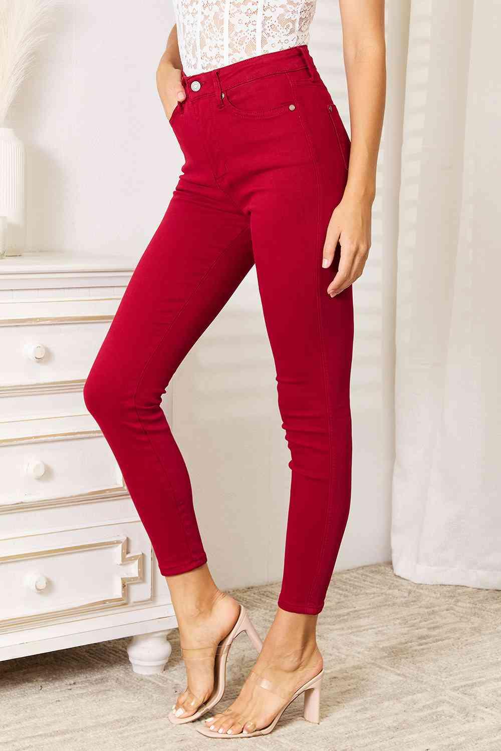 Judy Blue High Waist Tummy Control Skinny Jeans - SwagglyLife Home & Fashion