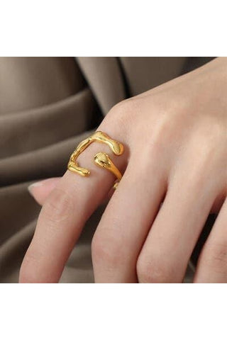 Katherine 18K Gold-Plated Open Ring - SwagglyLife Home & Fashion