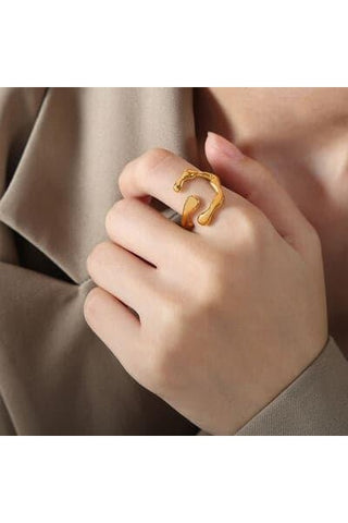 Katherine 18K Gold-Plated Open Ring - SwagglyLife Home & Fashion