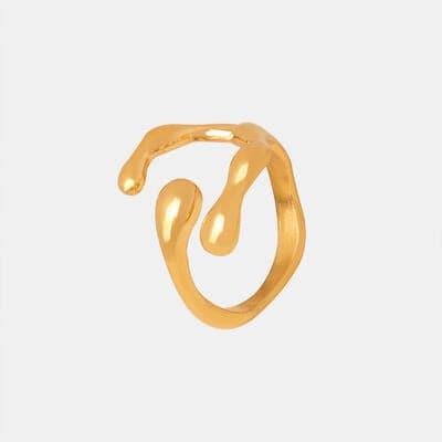 Katherine 18K Gold-Plated Open Ring - SwagglyLife Home & Fashion